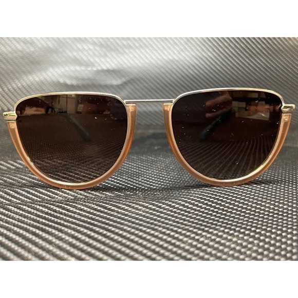 SALE! BURBERRY 54MM SILVER BROWN SUNGLASSES - Picture 2 of 4